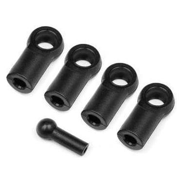 (Clearance Item) HB RACING Ball End 6.8x15mm (4pcs)