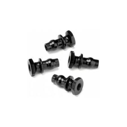 (Clearance Item) HB RACING Aluminium Shock Standoff (4Pcs)