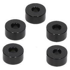 HB RACING Aluminum Washer Black 3x8x4mm (5pcs)