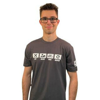 HB RACING Eat/Sleep/Race/Repeat T-Shirt (XL)