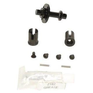 HB RACING Front Solid Axle Set Ver.3 (Black)