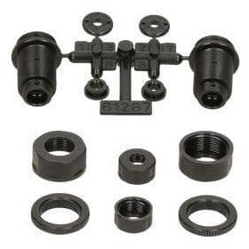 (Clearance Item) HB RACING Shock Body and Cylinder Nut Set