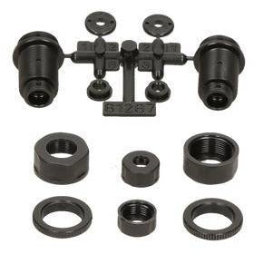 HB RACING Shock Body and Cylinder Nut Set