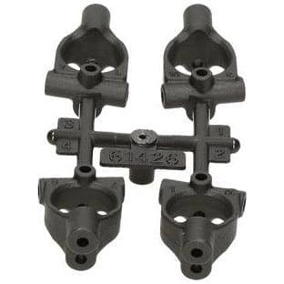 HB RACING Front Hub Carrier Set