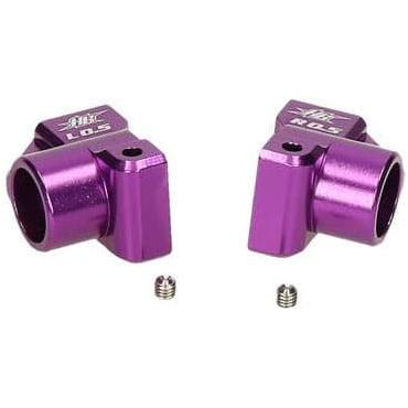 (Clearance Item) HB RACING Aluminium Rear Hub Carrier (0 .5Degrees/Purple)