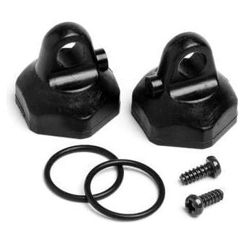 (Clearance Item) HB RACING Shock Cap (One-Piece Type/2 Pcs)