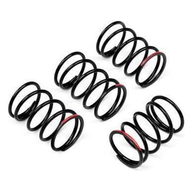 (Clearance Item) HB RACING High Quality Matched Spring V1 Red (Super Hard/4Pcs)