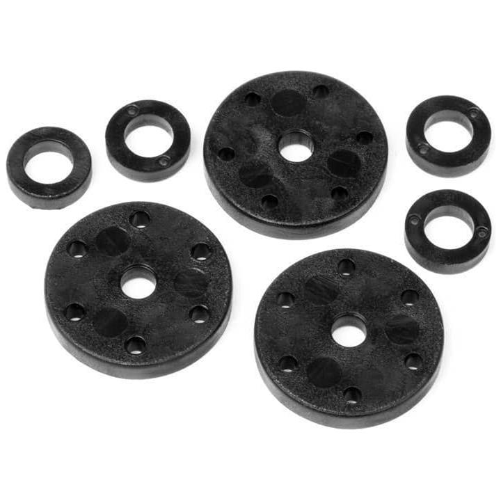 HB RACING 6 Holes Shock Piston Set (6holes/1.2, 1.3, 1.4mm)
