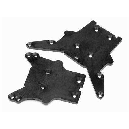 HB RACING Skid Plate Set (Front/Rear)