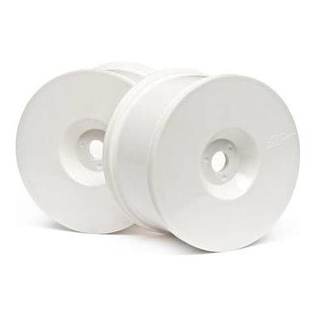 HB RACING Truggy Dish Wheels (White/4Pcs)
