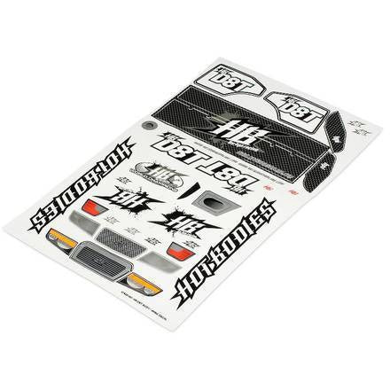 (Clearance Item) HB RACING D8T Body/Wing Decal Sheet