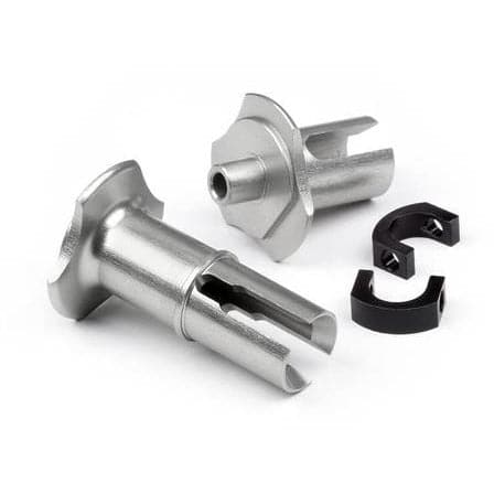 HB RACING Aluminium Diff Outdrive Set (TCX)