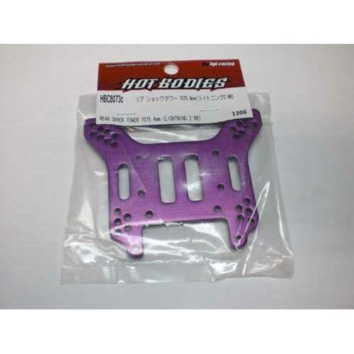 HB RACING Rear Shock Tower 7075 4mm ( Lightning)