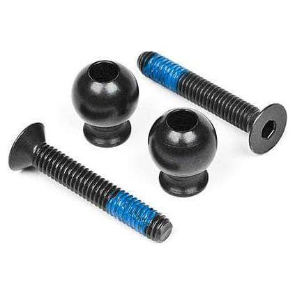 (Clearance Item) HB RACING Screw and Ball of F. Upper Arms