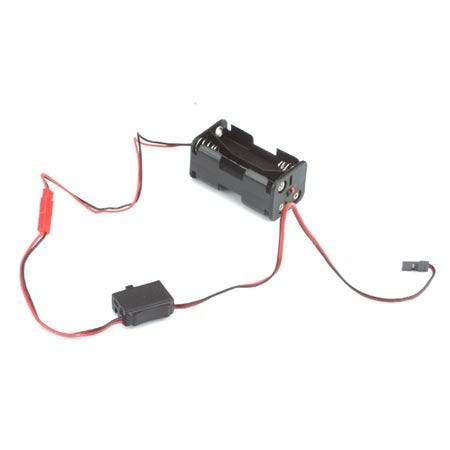 HITEC Switch Harness & Battery Box (7201 + 7202)