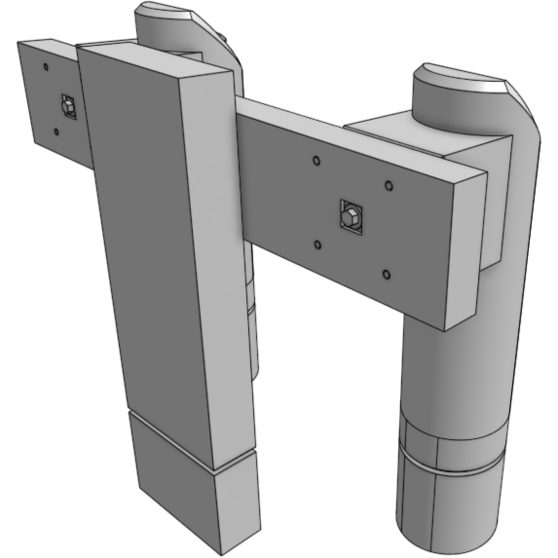 HWS Victorian Rail Buffer Stop with Upright N Scale (2)