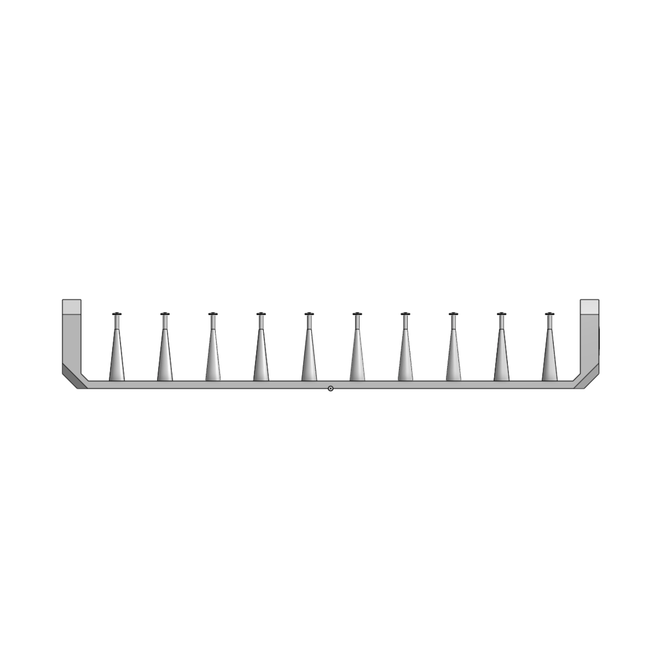 HWS Pop Rivets 1.0mm 1/20 Scale - 85pcs