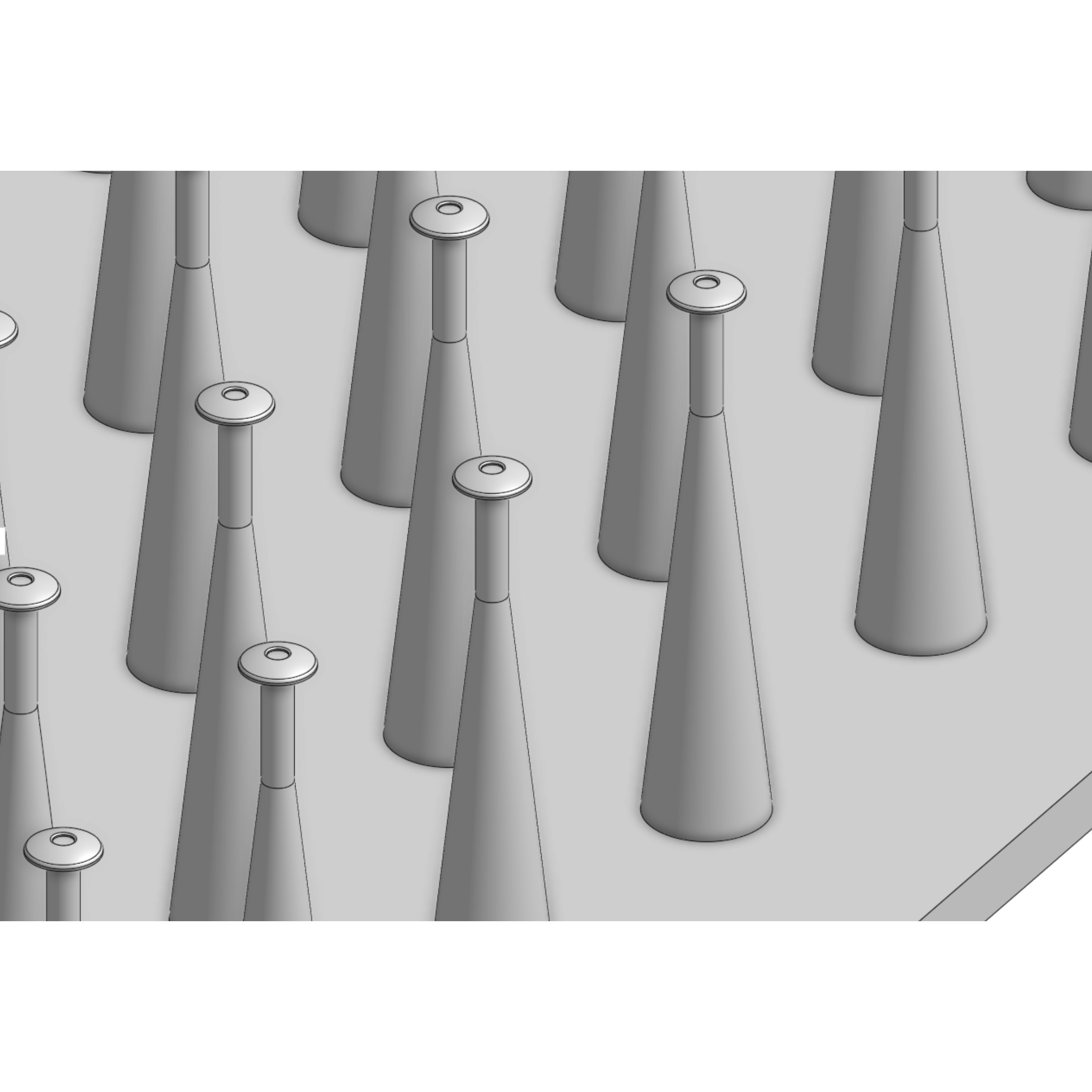 HWS Pop Rivets 0.8mm 1/20 Scale - 85pcs