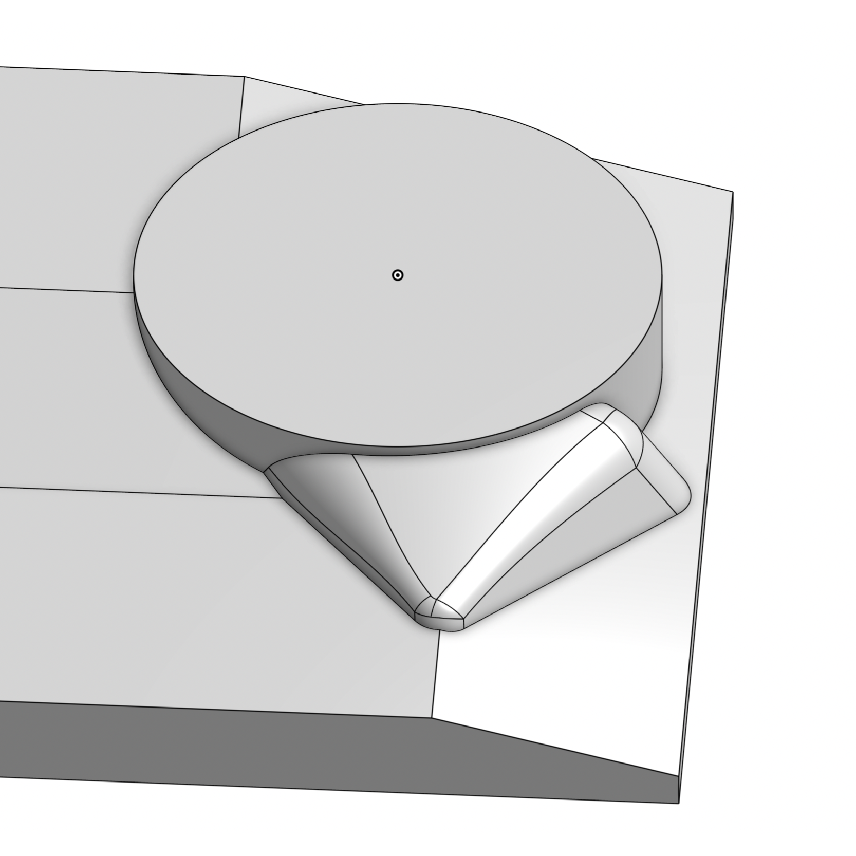 HWS 1/16 Captains Cupola Deflector for Sturmgeschutz StuG III