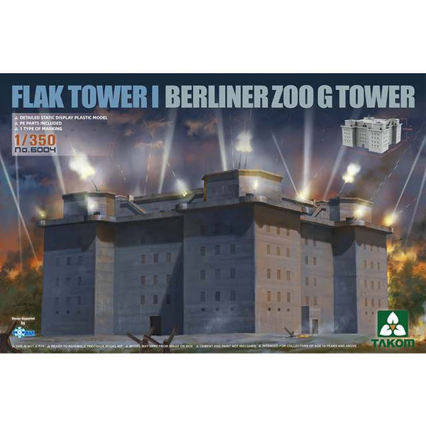 TAKOM 1/350 Flak Tower I Berliner Zoo & Tower