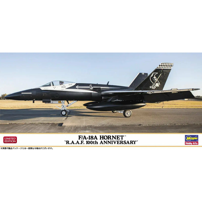 HASEGAWA 1/72 F/A-18A Hornet "75 Squadron Commemorative Design - Magpie 2021" A21-18 RAAF Base Tindal 2021