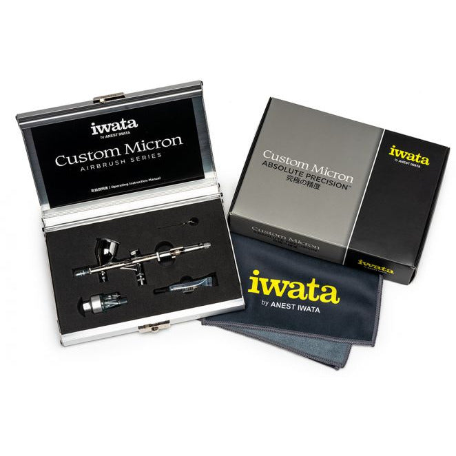 IWATA Custom Micron CM-C Plus Gravity Feed Dual Action Airbrush