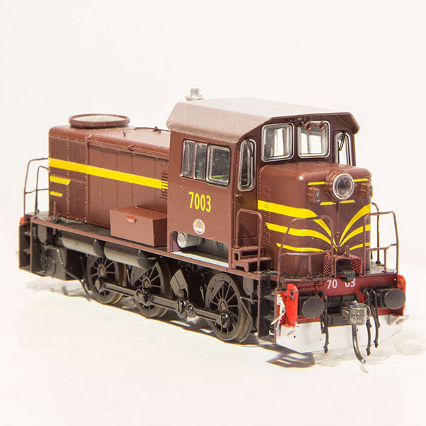 IDR HO 70 Class Diesel Hydraulic 7003 NSWGR Original Indian Red - DCC Fitted