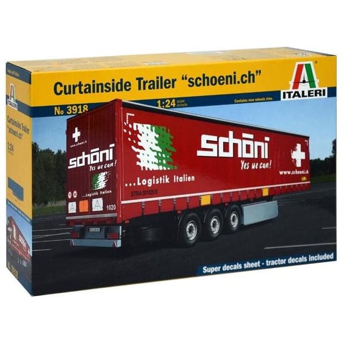 ITALERI 1/24 Curtainside Trailer "Schoeni.ch"