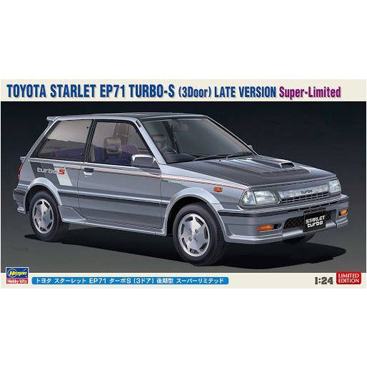 HASEGAWA TOYOTA STARLET EP71 TURBO-S 
(3-Door) LATE VERSION Super-Limited