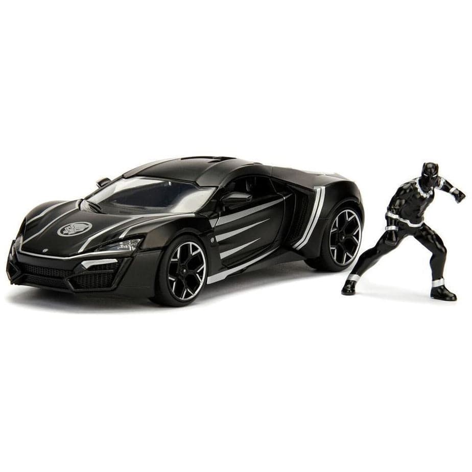 JADA 1/24 Black Panther w/Lykan HyperSport Hollywood Rides