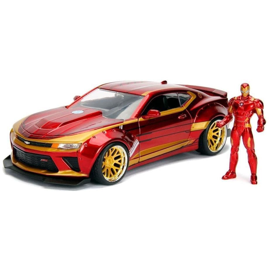 JADA 1/24 Ironman w/2016 Chevy Camaro Movie Hollywood Rides