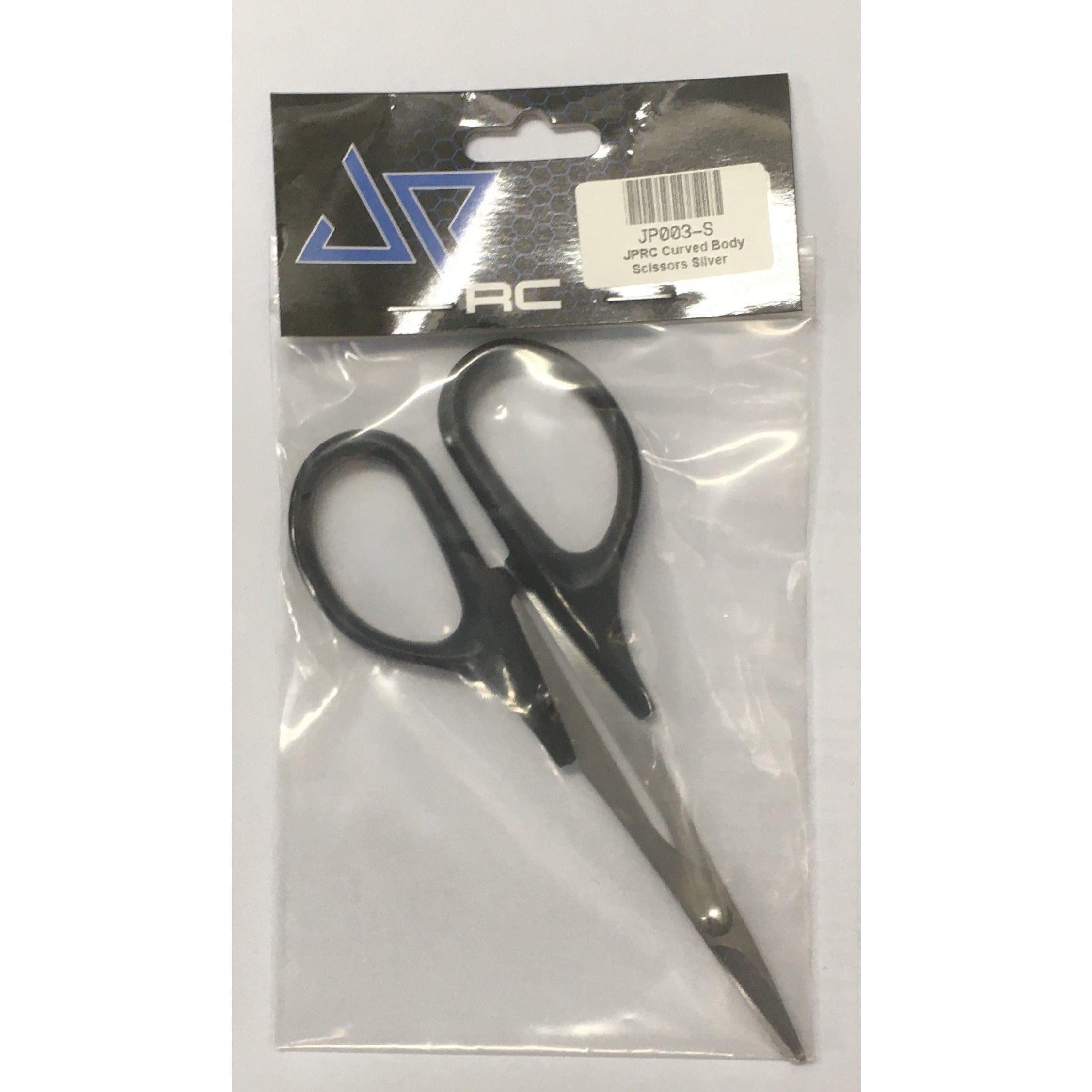 JPRC Curved Body Scissors Silver