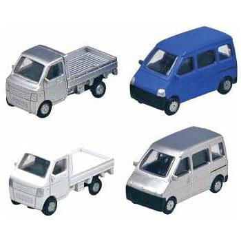 KATO N Delivery Trucks and Vans 4 Car Set Dio Town