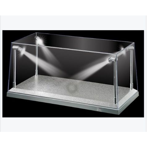 KING CREATION 1/18 White LED Display Case (L) 35.5cm x (W)
