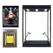 KING CREATION Display Case Large LED Lighted - Ideal for Figures (W) 28.8