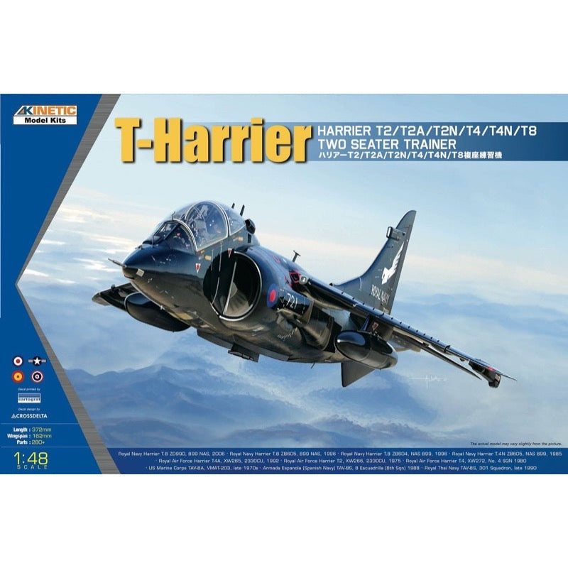 KINETIC 1/48 Harrier T2/T4/T8