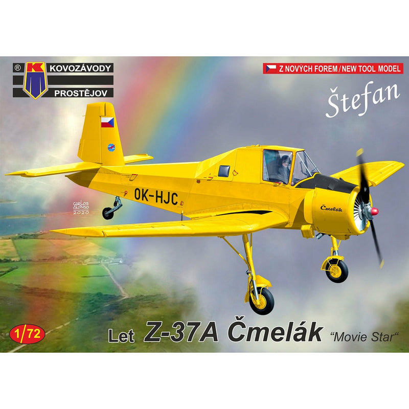 KOVOZAVODY 1/72 Let Z-37A Cmelak "Movie Star"