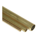 K&S Thin Wall Brass Tube (300mm Lengths) 1mm OD x .225mm Wall (4 Pcs)