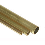 K&S Thin Wall Brass Tube (300mm Lengths) 1mm OD x .225mm Wall (4 Pcs)