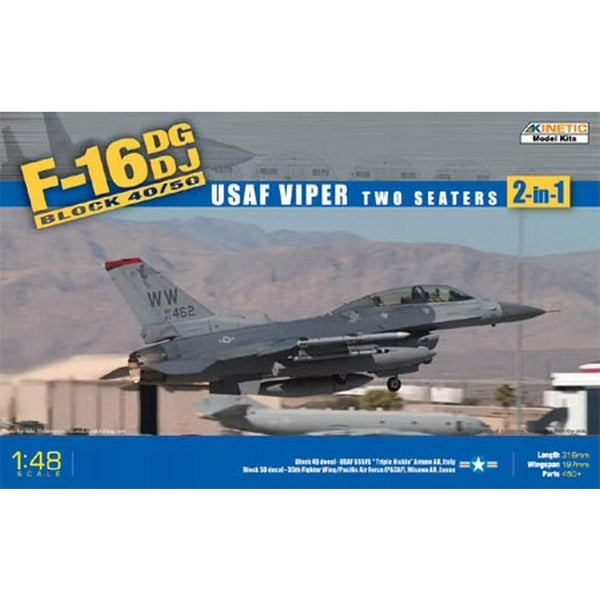 KINETIC 1/48 F-16D Block 50 - USAF Viper