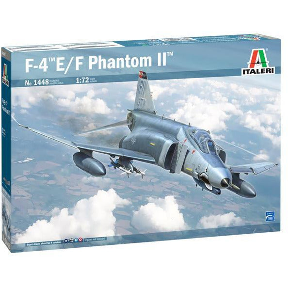 ITALERI 1/72 F-4E/F Phantom II with Super Decal Sheet