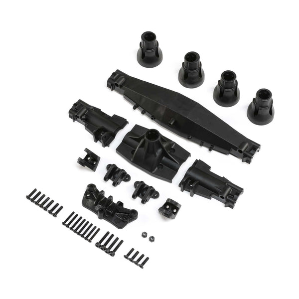 LOSI Complete Rear Axle Housing Set, LMT