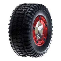 LOSI Front Mounted Tyre, Chrome (2): Mini Ready Lift SCT