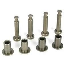 LOSI Front King Pins & Arm Bushings, Alum. 5IVE-T