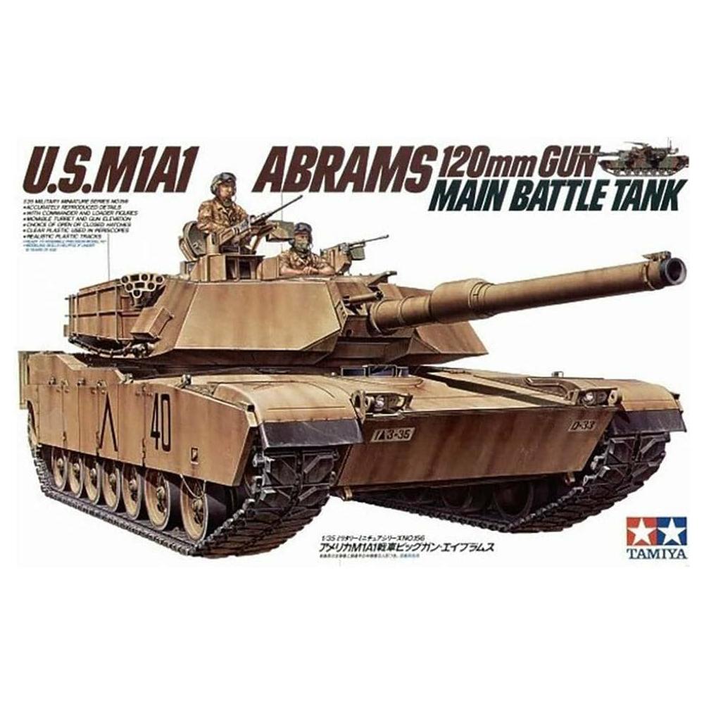 TAMIYA 1/35 U.S M1A1 Abrams 120mm Gun Main Battle Tank