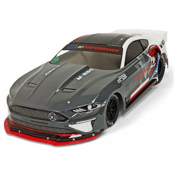 BITTYDESIGN 1/10 M-550 No Prep Drag Racing Body (Clear)