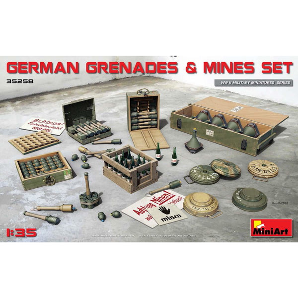MINIART 1/35 German Grenades & Mines Set