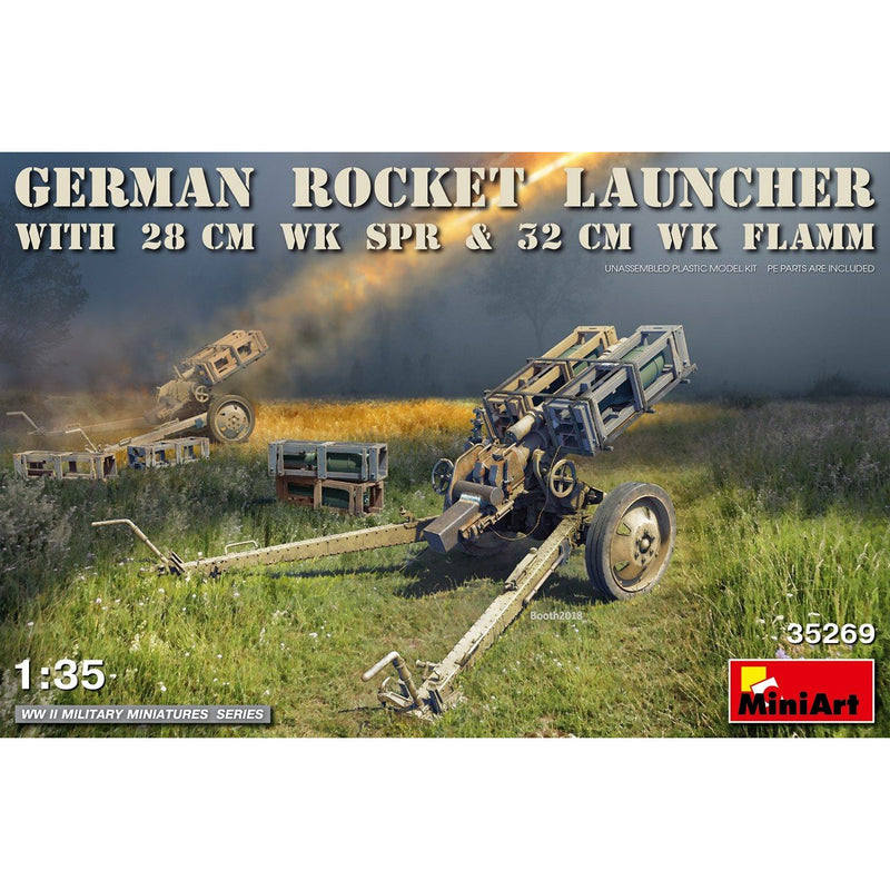 MINIART 1/35 German Rocket Launcher with 28cm WK Spr & 32cm