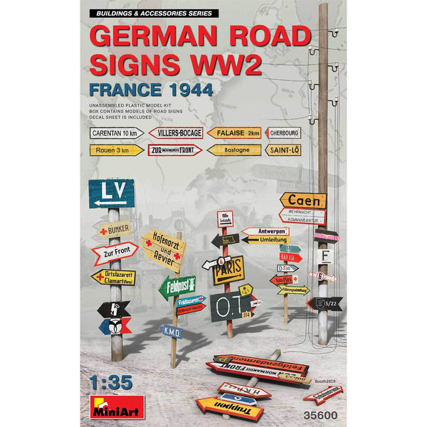 MINIART 1/35 German Road Signs WWII (France 1944)