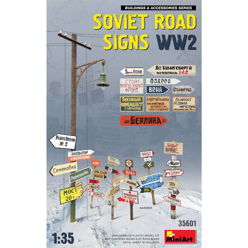 MINIART 1/35 Soviet Road Signs WWII